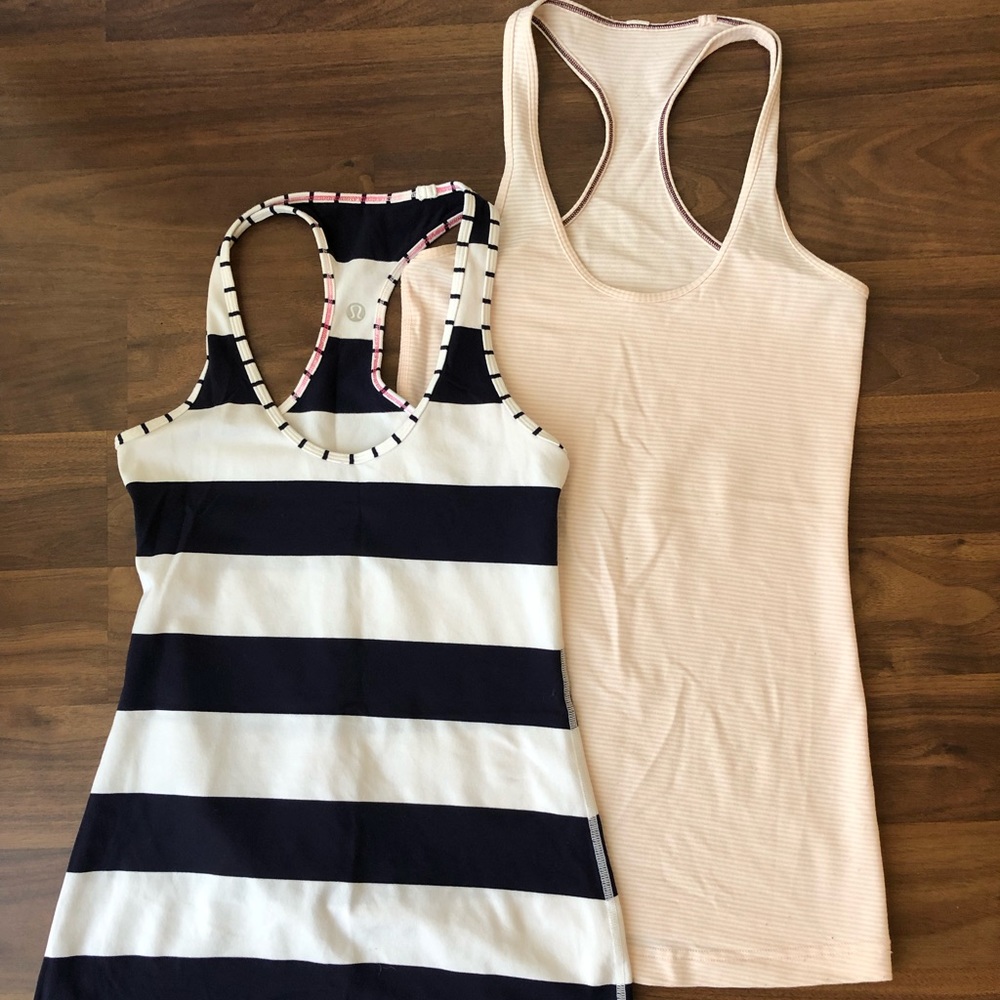 Two lululemon racerback tanks